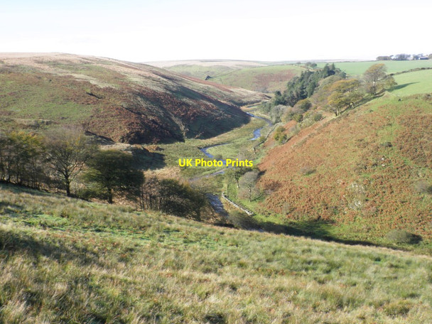 Photo 6"x4" River Barle, above Simonsbath Simonsbath c2011