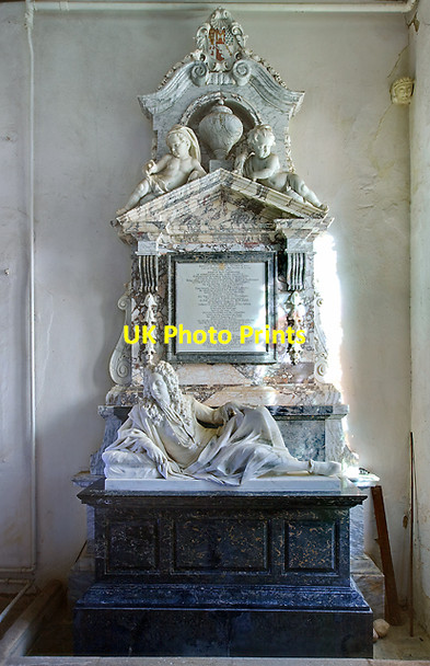 Photo 6"x4" Monument to Sir Edward Seymour - All Saints church, Maiden Bradley Maiden Bradley c2011