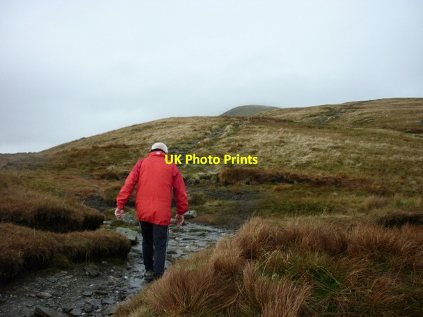 Photo 6"x4" Walking up Ben Ledi Brig o' Turk c2011