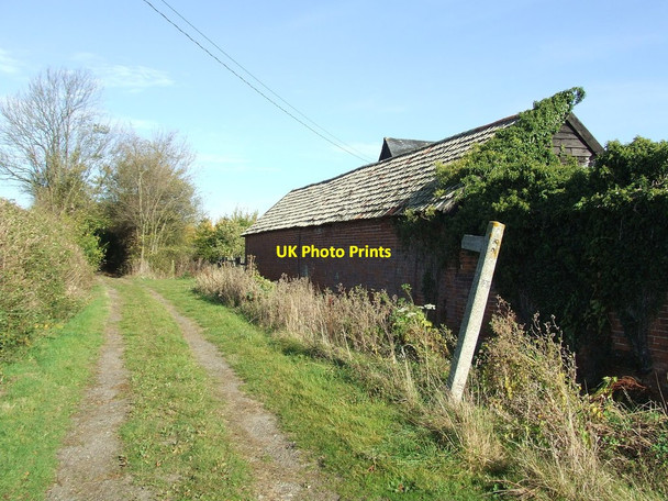 Photo 6"x4" Long Lane Ovington\/TL7642 c2011