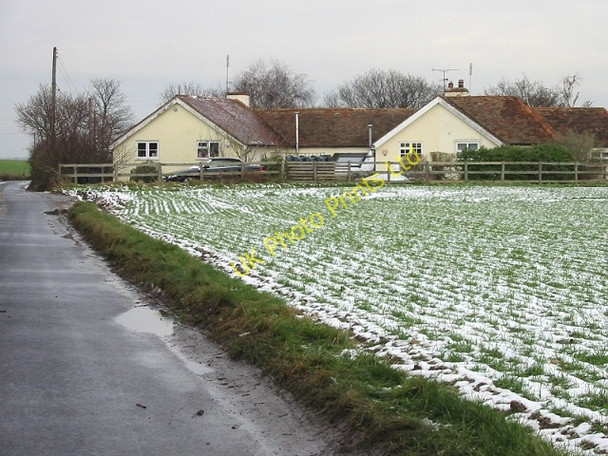 Photo 6"x4" House and field margin near Grove Road Grove Hill\/TR2360 c2007