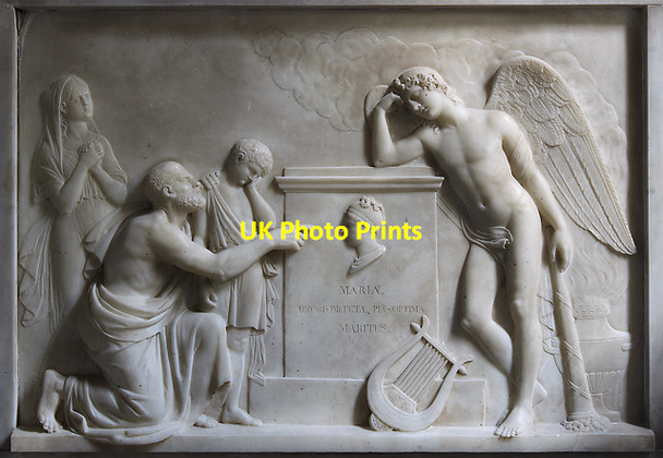 Photo 6"x4" Monument to Mary Jones - St Mary's church, South Stoneham (detail) Southampton c2011