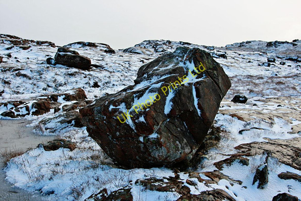 Photo 6"x4" Boulder above Creag an Iolair Creag na h-Iolaire\/NG7738 c2007