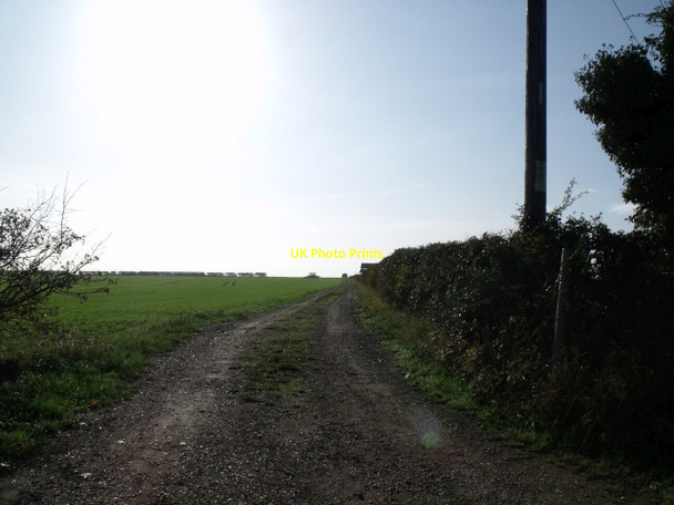 Photo 6"x4" Track to Cocked Hat Farm Welbourn c2011