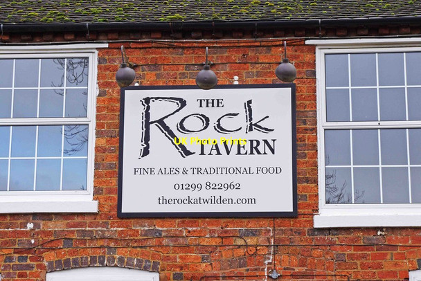 Photo 6"x4" The Rock Tavern (2) - sign, 80 Wilden Lane, Stourport-on-Severn Stourport-on-Severn c2011