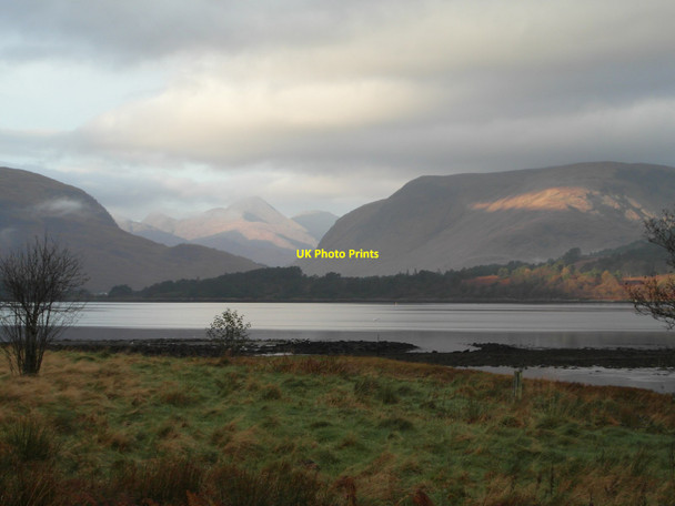 Photo 6"x4" Autumn morning on Loch Linnhe Blarmachfoldach c2011
