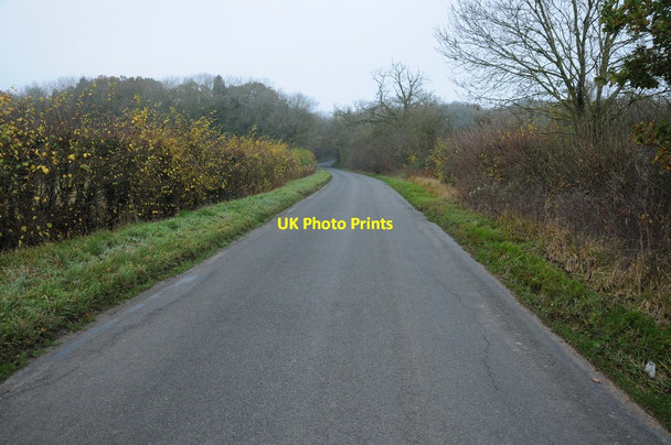 Photo 6"x4" Akeman Street near Ampney Riding Hilcot End c2011