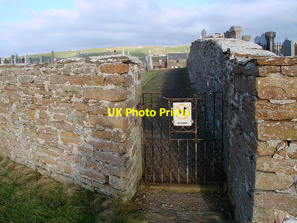 Photo 6"x4" No dogs - A path into Stromness cemetery Stromness\/HY2509 c2011