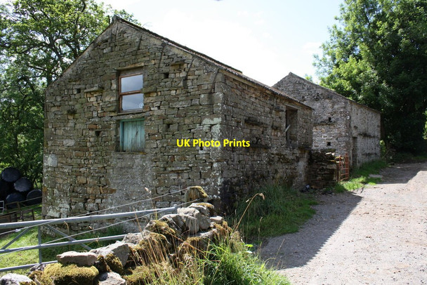 Photo 6"x4" Barns north of Countersett Countersett c2011