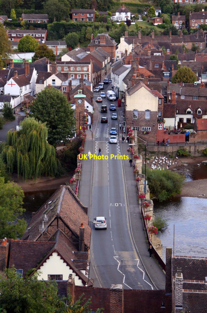 Photo 6"x4" Bridge Street to Low Town Bridgnorth c2011