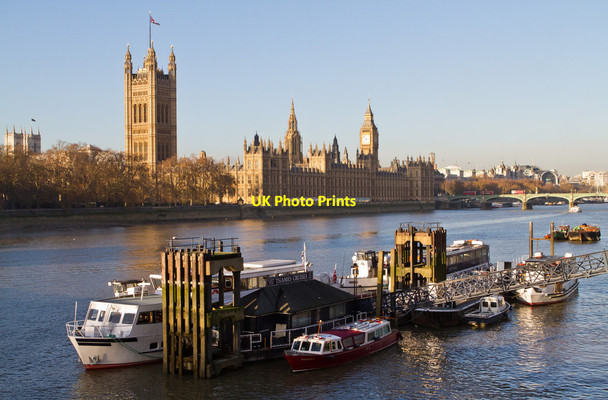 Photo 6"x4" View From Lambeth Bridge Westminster c2011