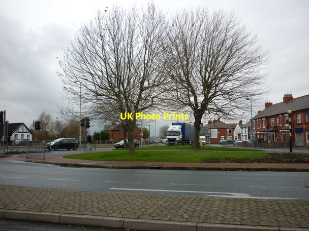 Photo 6"x4" Chester Street west, from Station Road Connah's Quay c2011