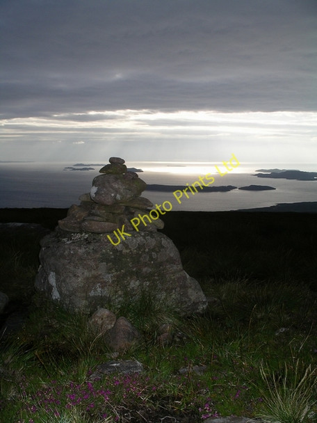 Photo 6"x4" Cairn above Culnacraig Allt a' Choire R\u00e8idh\/NC0704 c2005