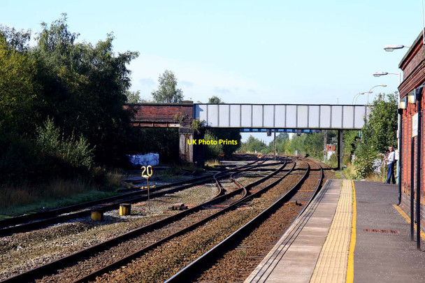 Photo 6"x4" Junction Lane Bridge over the line Newton-Le-Willows\/SJ5895 c2011