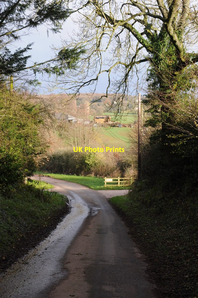Photo 6"x4" Road to Great House Farm Trelleck Grange c2011