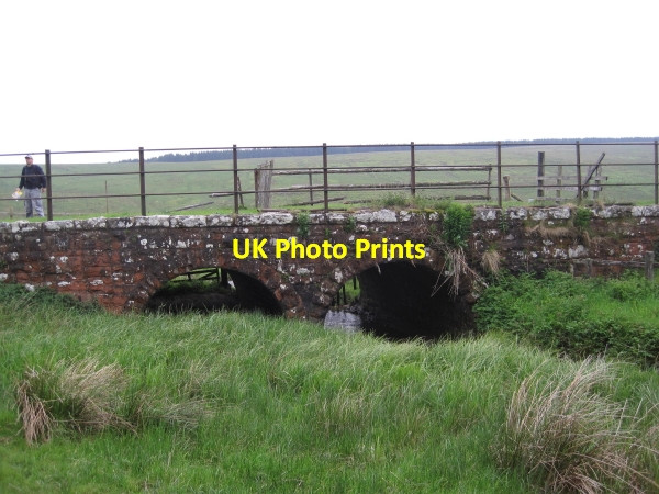 Photo 6"x4" Old Railway Bridge over Deadwater Burn Kielder c2011