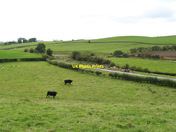 Photo 6"x4" Old A75 now used for hardcore rubble Haugh of Urr c2010