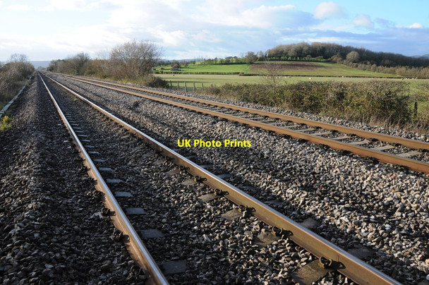 Photo 6"x4" Railway near Oakle Street Birdwood c2011