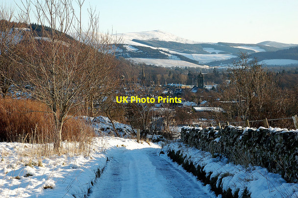 Photo 6"x4" Track by the golf course, Peebles Peebles\/NT2540 c2011