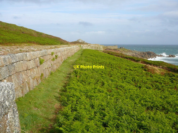 Photo 6"x4" South western side of the Garrison Walls Hugh Town c2011