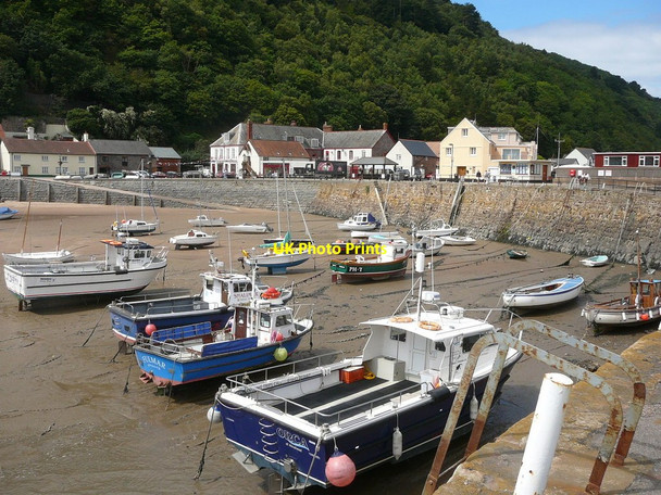 Photo 6"x4" The Harbour at Minehead at low tide Minehead c2011