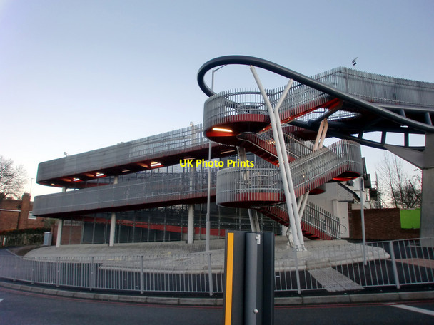 Photo 6"x4" Stairway, North Circular Road, New Southgate, London N11 Friern Barnet c2011