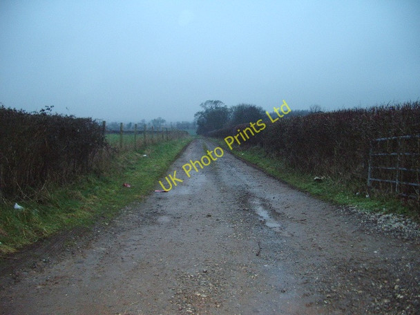 Photo 6"x4" Track which runs parallel with the A303 Lower Bullington c2007