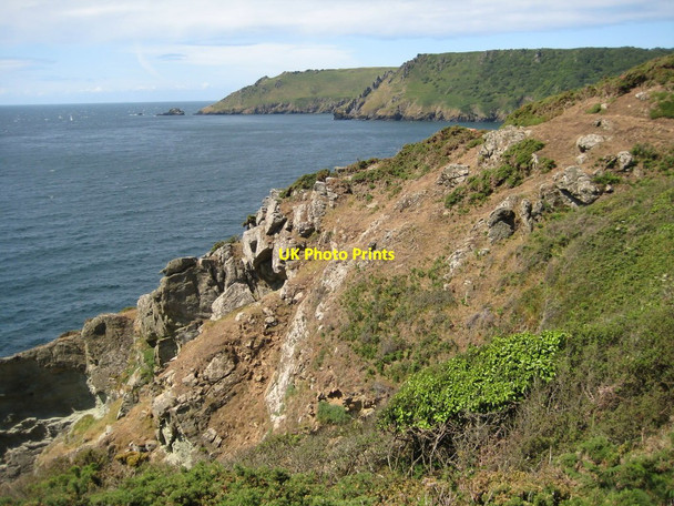 Photo 6"x4" The coast below Portlemouth Down Salcombe c2011