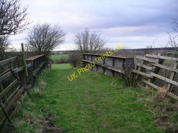 Photo 6"x4" Bridge over dismantled railway Eakring c2007