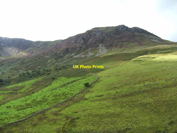 Photo 6"x4" Bend in a drystone wall Minffordd\/SH7311 c2010