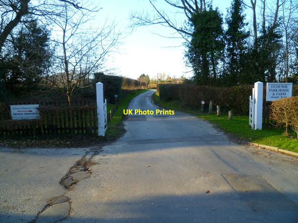 Photo 6"x4" The road to Itchenor Park House and Farm West Itchenor c2012