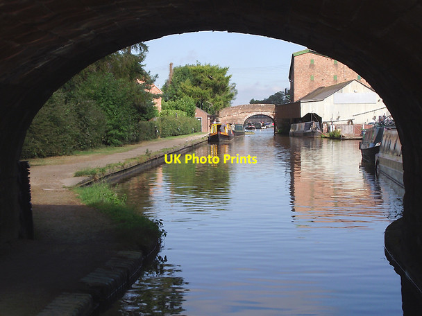 Photo 6"x4" Shropshire Union Canal at Market Drayton, Shropshire Market Drayton c2011