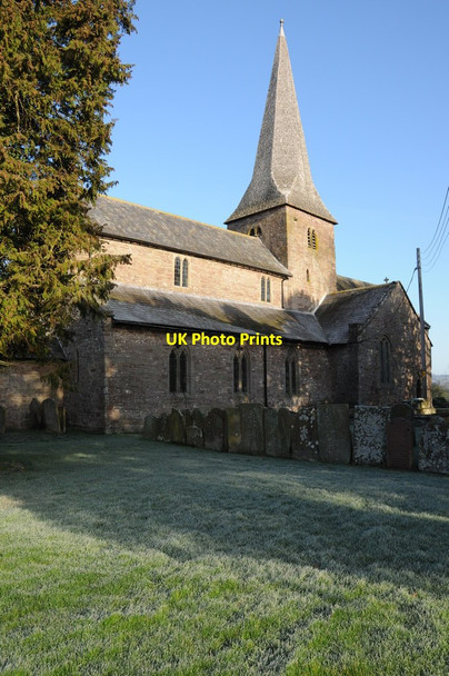 Photo 6"x4" Llantilio Crossenny church Llantilio Crossenny c2012
