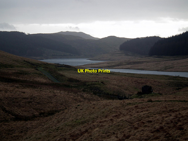 Photo 6"x4" Looking towards a gloomy Nant-y-moch Cefn yr Esgair c2012