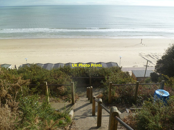 Photo 6"x4" Canford Cliffs, hospital steps Canford Cliffs c2012