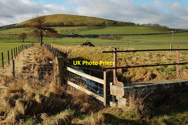 Photo 6"x4" Field drain below Parkgatestone Broughton\/NT1136 c2012