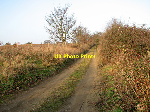 Photo 6"x4" Track to Hollesley Young Offender Institution Hollesley c2012
