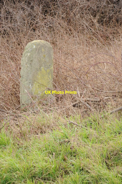 Photo 6"x4" Milestone near Winforton Willersley c2012
