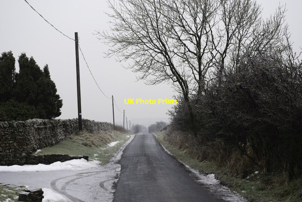 Photo 6"x4" Road south from Tosside Tosside c2012