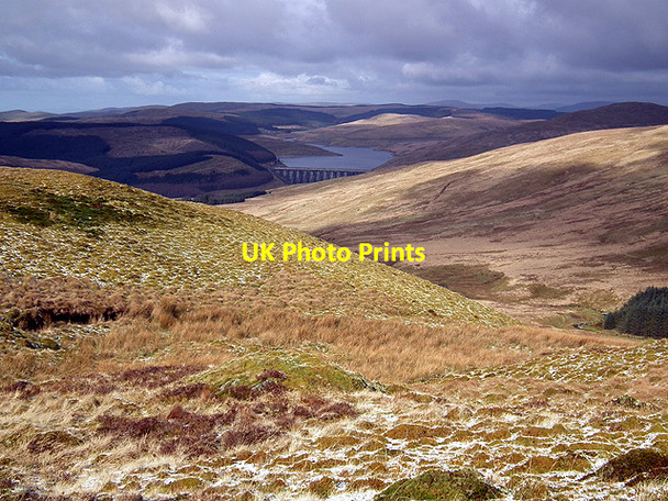 Photo 6"x4" Looking towards Nant-y-moch from Drybedd Ponterwyd c2012