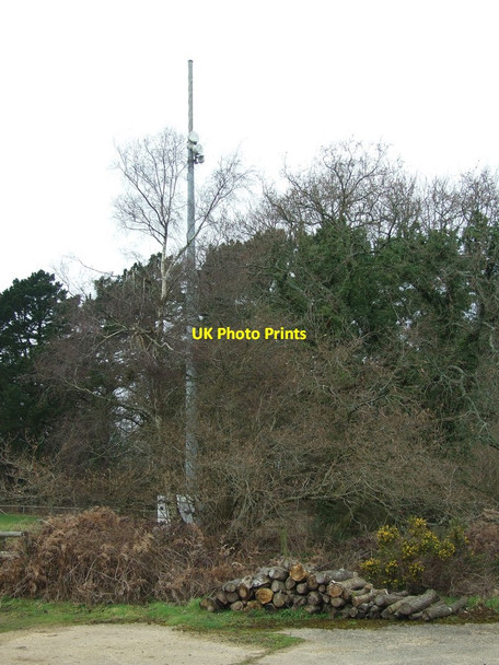 Photo 6"x4" Communications Mast Shitterton c2012