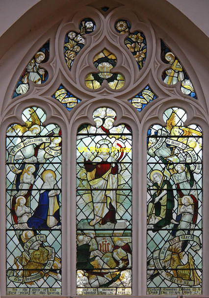 Photo 6"x4" St Michael & All Angels, Granville Road, Southfields - Stained glass window Wandsworth c2012