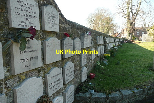 Photo 6"x4" Memorial plaques at Denham church Denham\/TQ0486 c2012