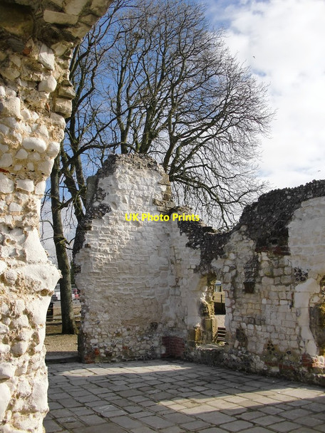 Photo 6"x4" Ruins of the Dominican Friary, Arundel: interior view Arundel c2012