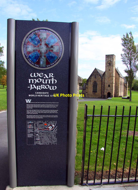 Photo 6"x4" Sign at St Peter's Church Sunderland\/NZ3957 c2011