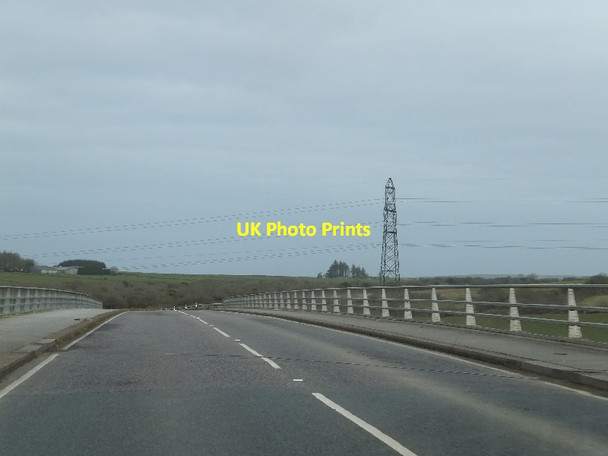 Photo 6"x4" Old A30 crossing the new A30 Belowda c2012