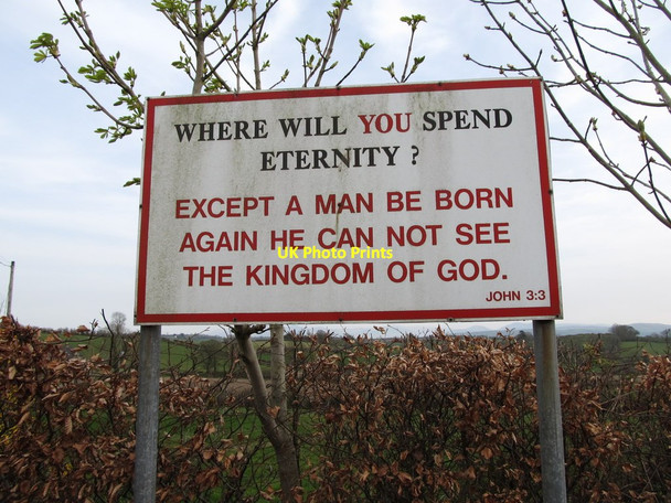 Photo 6"x4" Where will YOU spend eternity? - an Ulster preoccupation Milltown\/J1436 c2012