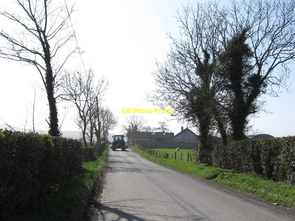 Photo 6"x4" Tractor on Sentry Box Road Annaclone c2012