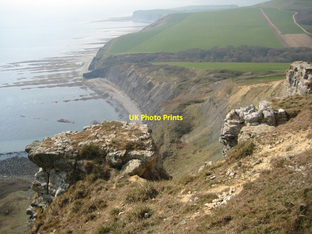 Photo 6"x4" View west from Houns-tout Cliff Kingston\/SY9579 c2012