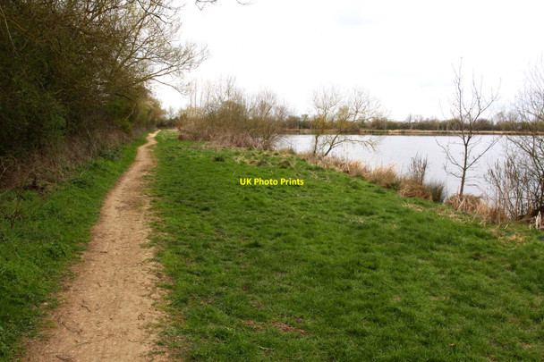 Photo 6"x4" The Thames Path by Manorbrook Lake Waterhay c2012